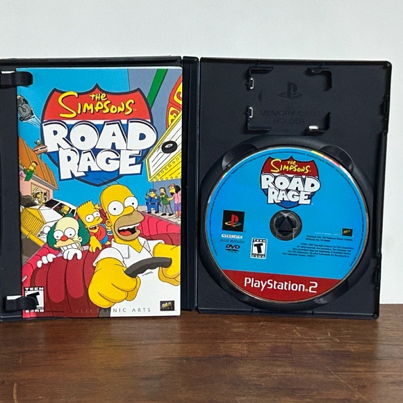 Vintage PlayStation 2 Video Game The Simpsons Road Rage - Picture 3 of 4